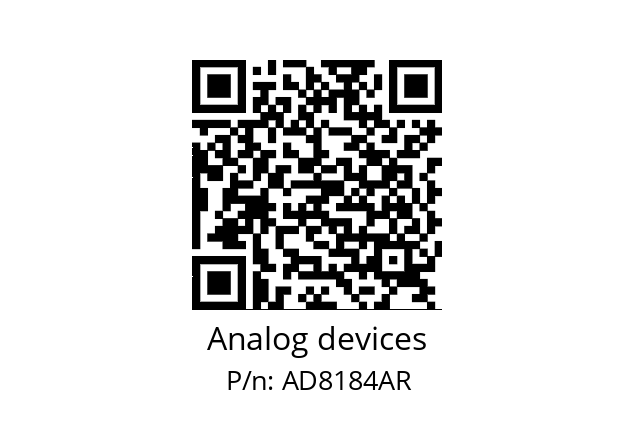   Analog devices AD8184AR