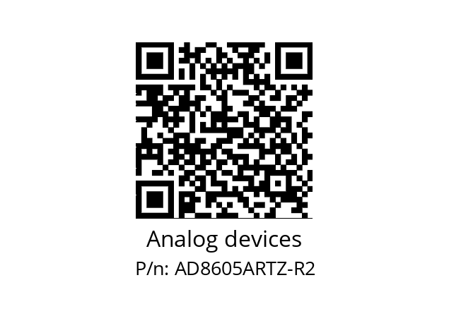   Analog devices AD8605ARTZ-R2