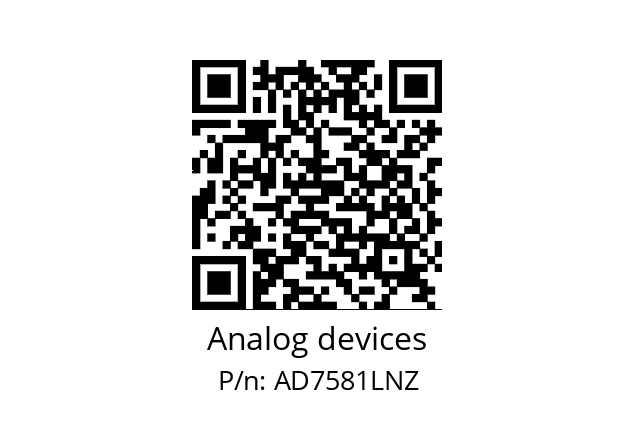   Analog devices AD7581LNZ