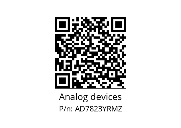   Analog devices AD7823YRMZ