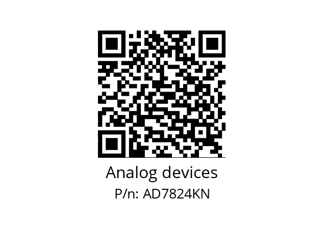   Analog devices AD7824KN