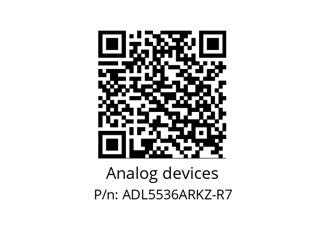   Analog devices ADL5536ARKZ-R7