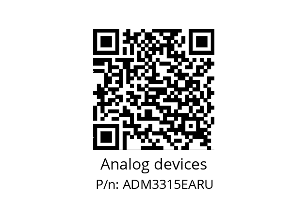   Analog devices ADM3315EARU