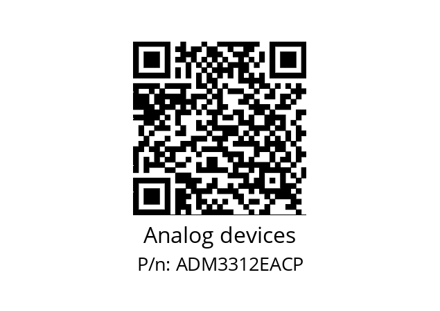   Analog devices ADM3312EACP