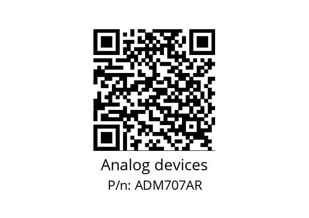   Analog devices ADM707AR