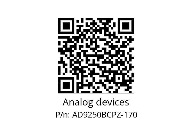   Analog devices AD9250BCPZ-170