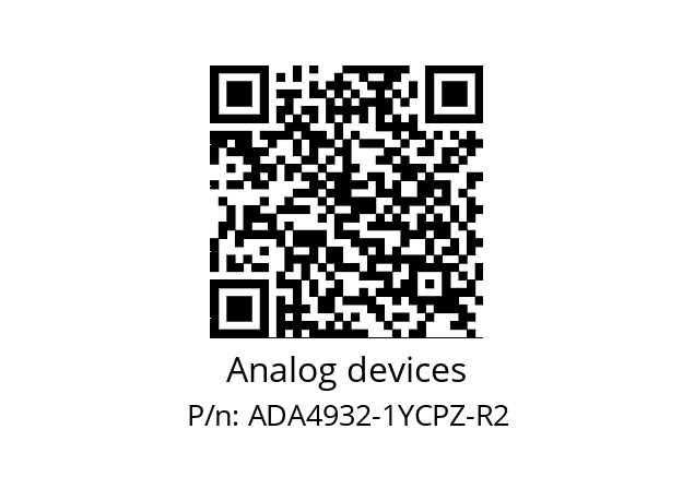   Analog devices ADA4932-1YCPZ-R2