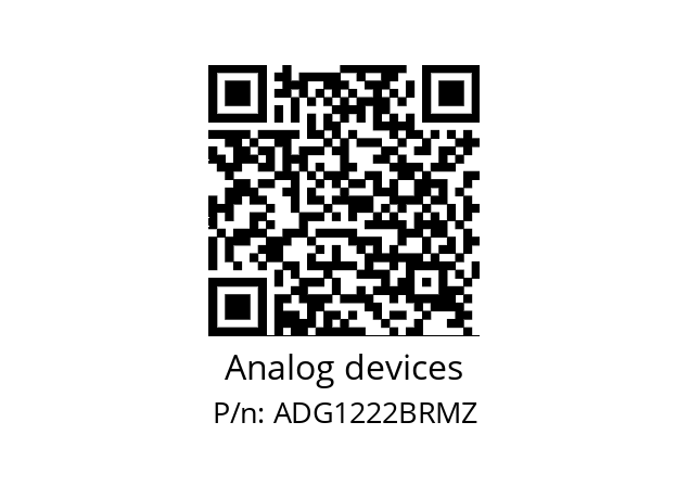   Analog devices ADG1222BRMZ