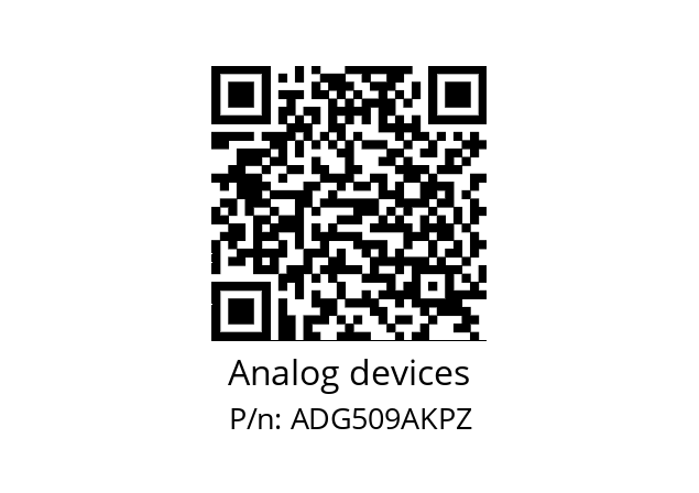   Analog devices ADG509AKPZ