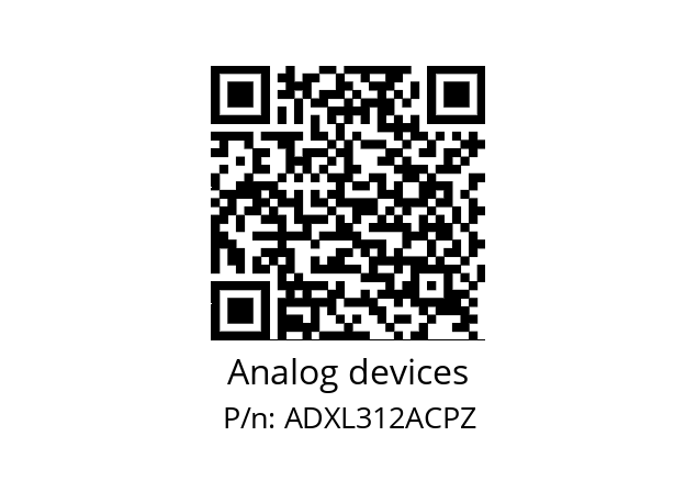   Analog devices ADXL312ACPZ