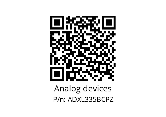   Analog devices ADXL335BCPZ