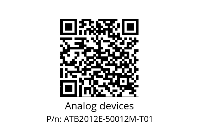   Analog devices ATB2012E-50012M-T01