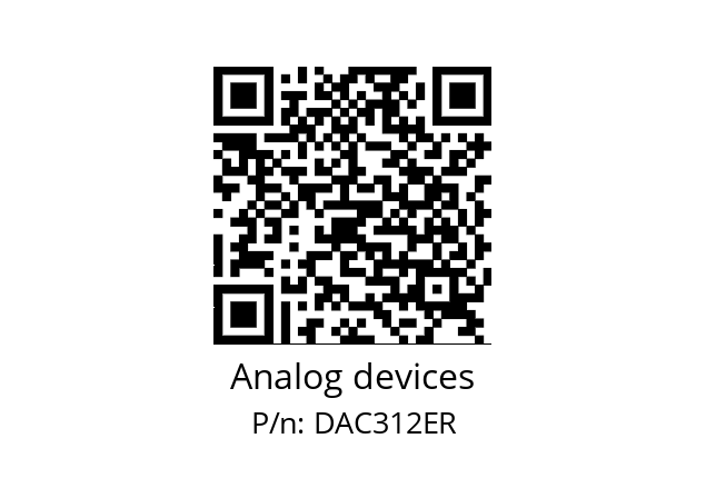   Analog devices DAC312ER