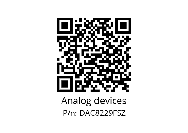   Analog devices DAC8229FSZ