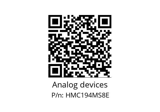   Analog devices HMC194MS8E