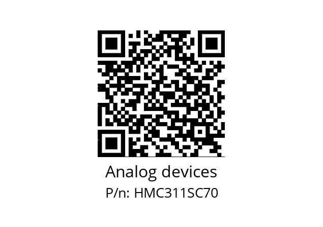   Analog devices HMC311SC70