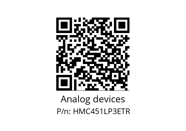   Analog devices HMC451LP3ETR