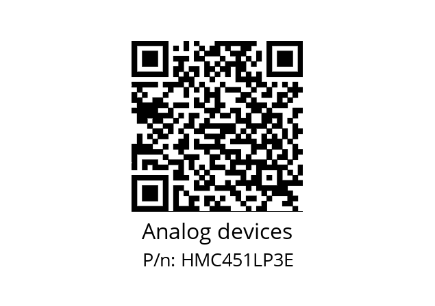   Analog devices HMC451LP3E