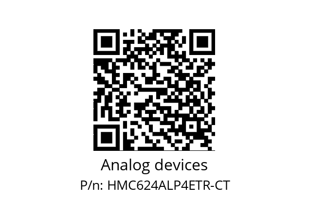   Analog devices HMC624ALP4ETR-CT