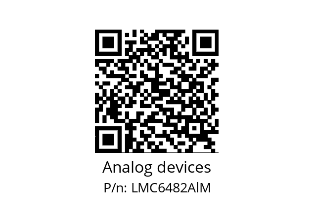   Analog devices LMC6482AlM