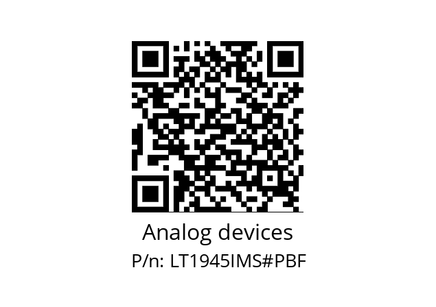   Analog devices LT1945IMS#PBF