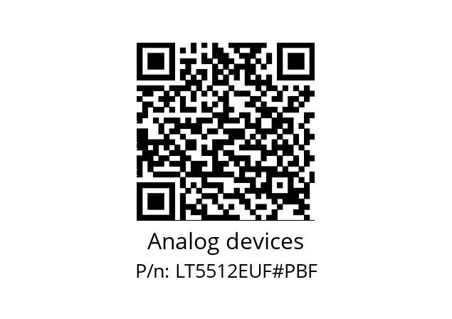   Analog devices LT5512EUF#PBF