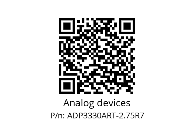   Analog devices ADP3330ART-2.75R7