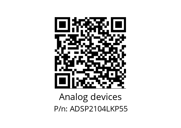   Analog devices ADSP2104LKP55