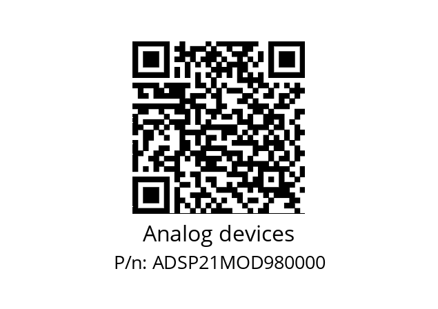   Analog devices ADSP21MOD980000