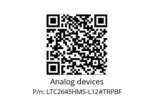   Analog devices LTC2645HMS-L12#TRPBF