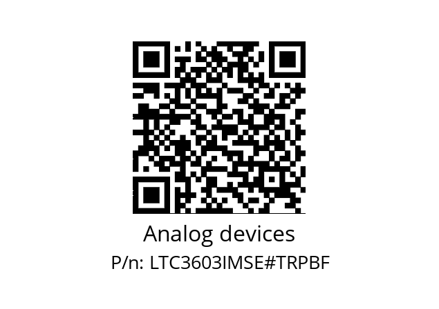   Analog devices LTC3603IMSE#TRPBF