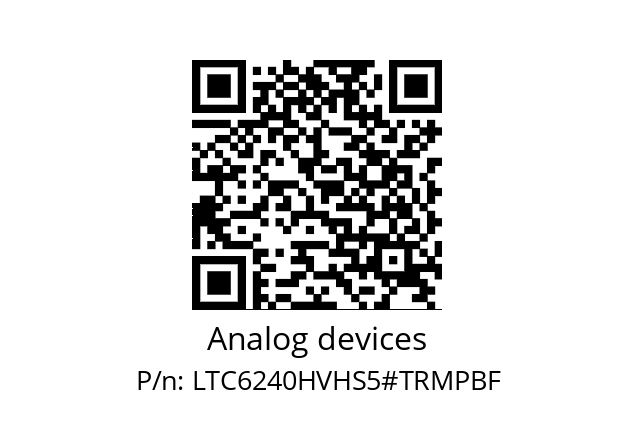   Analog devices LTC6240HVHS5#TRMPBF