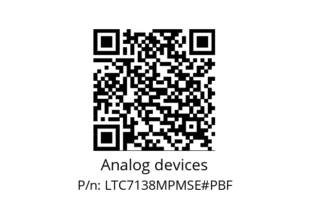   Analog devices LTC7138MPMSE#PBF