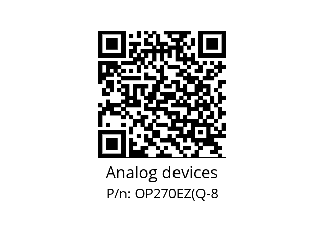   Analog devices OP270EZ(Q-8