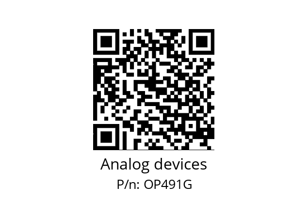   Analog devices OP491G