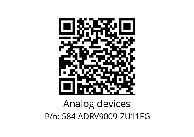   Analog devices 584-ADRV9009-ZU11EG