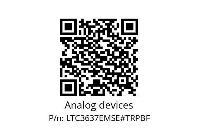   Analog devices LTC3637EMSE#TRPBF