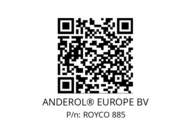   ANDEROL® EUROPE BV ROYCO 885