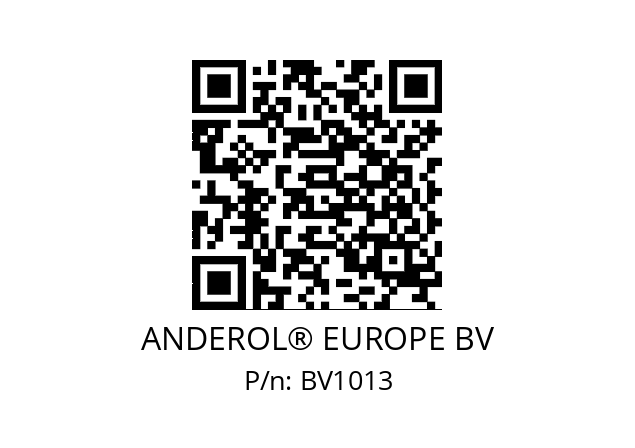   ANDEROL® EUROPE BV BV1013