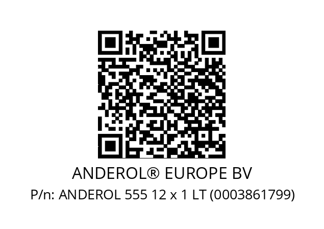   ANDEROL® EUROPE BV ANDEROL 555 12 x 1 LT (0003861799)