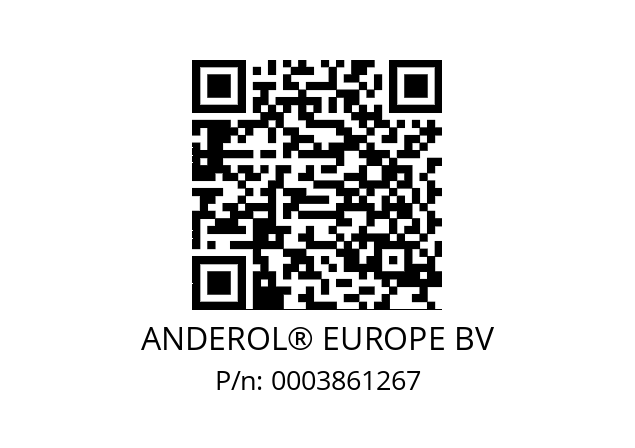   ANDEROL® EUROPE BV 0003861267