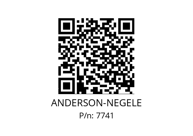   ANDERSON-NEGELE 7741