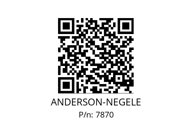   ANDERSON-NEGELE 7870