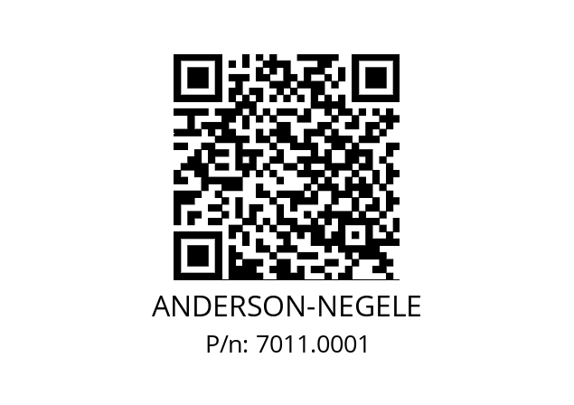   ANDERSON-NEGELE 7011.0001