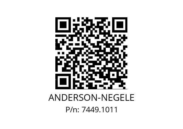   ANDERSON-NEGELE 7449.1011