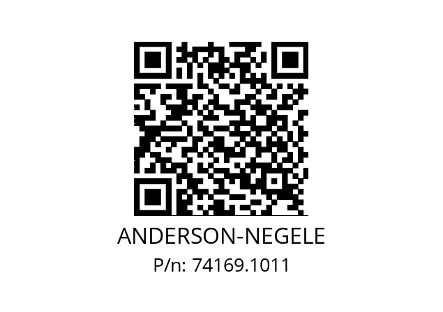   ANDERSON-NEGELE 74169.1011