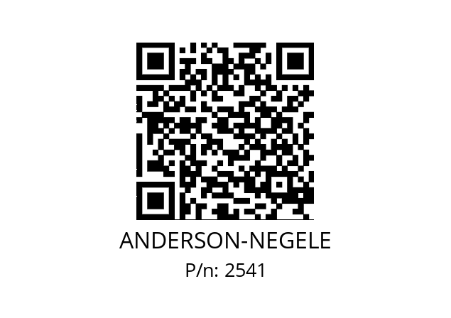   ANDERSON-NEGELE 2541