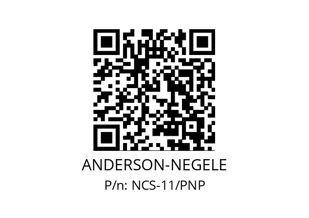   ANDERSON-NEGELE NCS-11/PNP