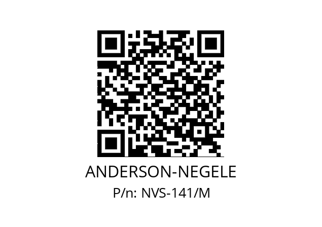   ANDERSON-NEGELE NVS-141/M