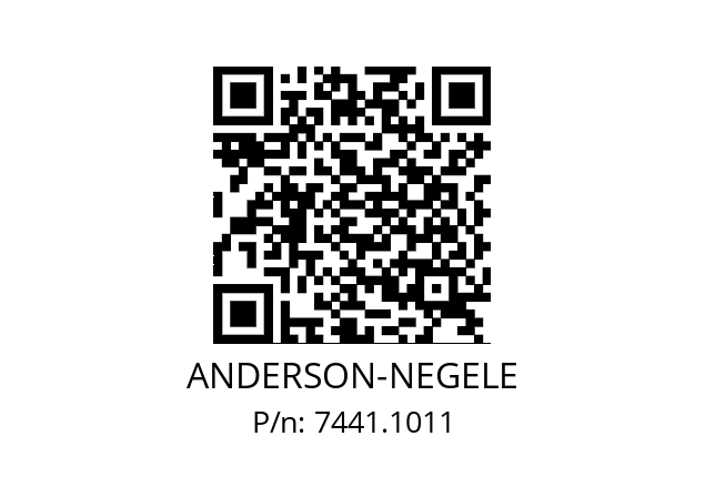   ANDERSON-NEGELE 7441.1011